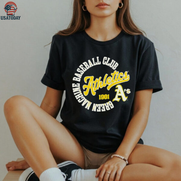Oakland Athletics Kelly Green Quick Draw Bi Blend shirt