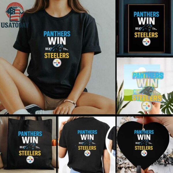 Official Carolina Panthers Victory Beat The Steelers 2025 Shirt