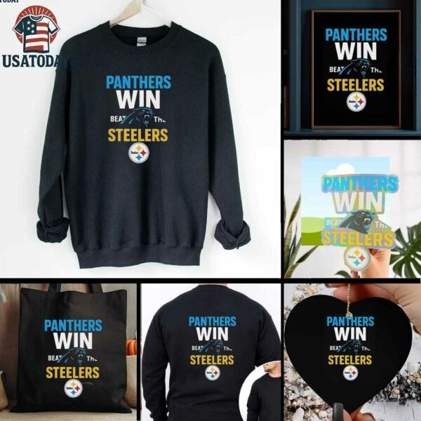 Official Carolina Panthers Victory Beat The Steelers 2025 Shirt
