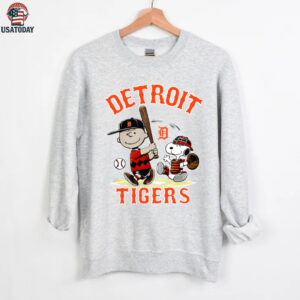 Official Detroit Tigers Snoopy T Shirt
