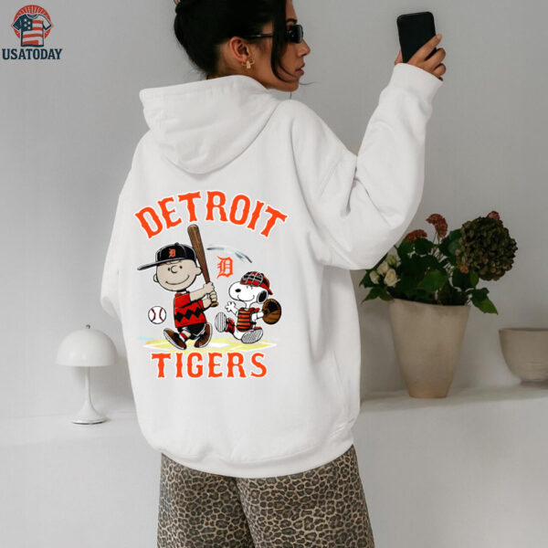 Official Detroit Tigers Snoopy T Shirt