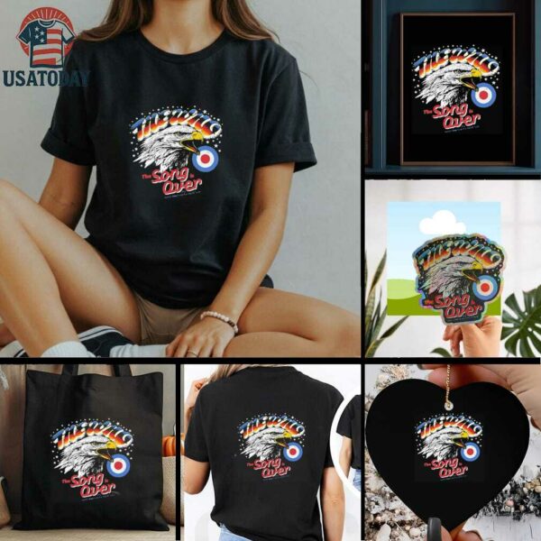 Official Eagle The Who North American Tour 2025 The Song Is Over Raglan Shirt