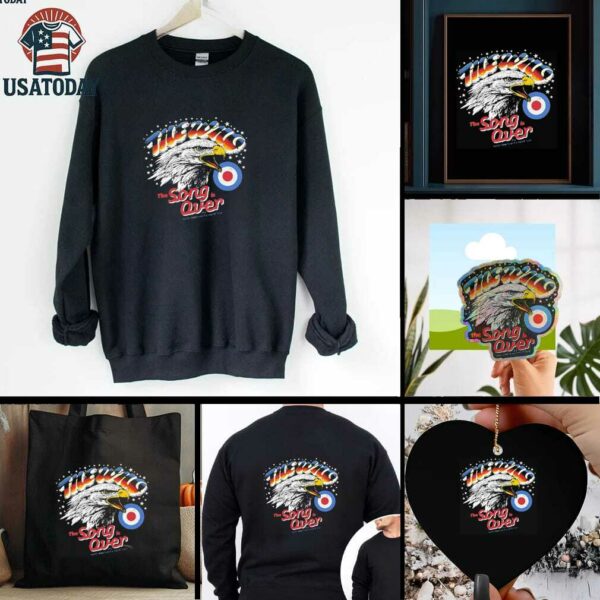 Official Eagle The Who North American Tour 2025 The Song Is Over Raglan Shirt