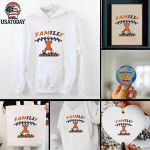 Official Illinois Fighting Illini Familly Runs Deep Shirt
