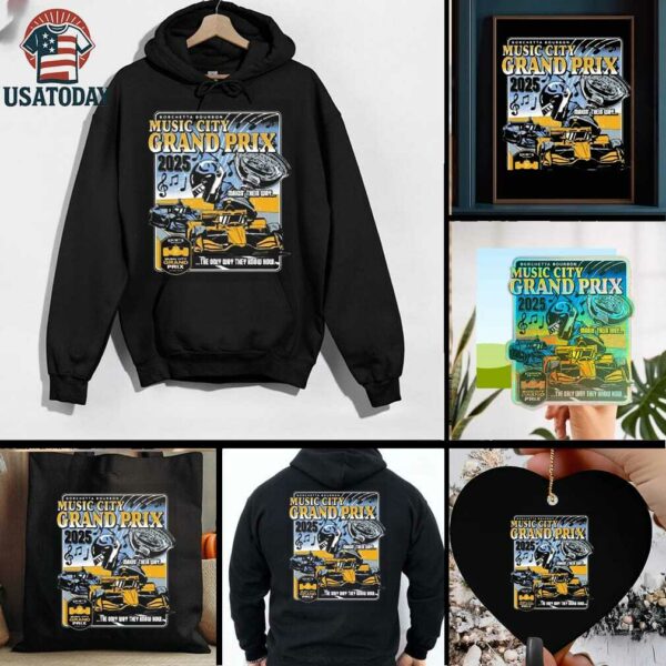 Official Indycar 2025 Borchetta Bourbon Music City Grand Prix Finale Shirt