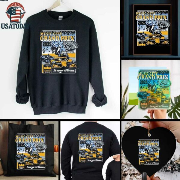 Official Indycar 2025 Borchetta Bourbon Music City Grand Prix Finale Shirt