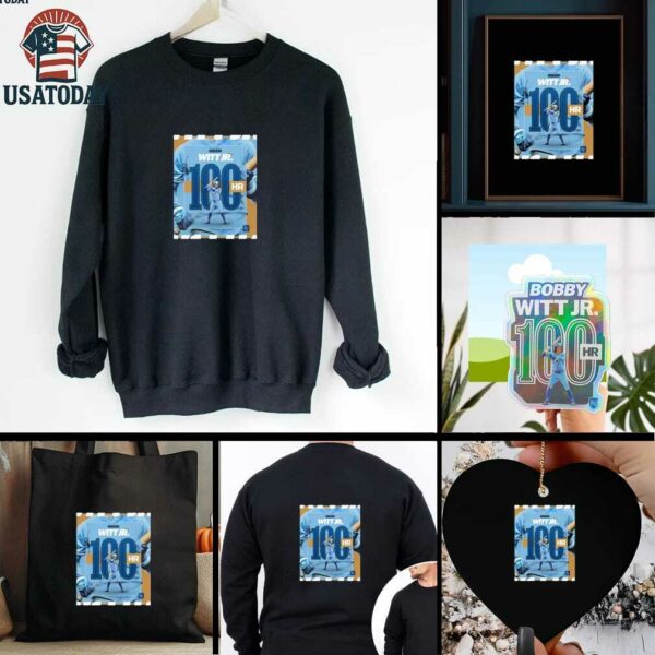 Official Kc Royals Bobby Witt Jr 100 Career Hr shirt