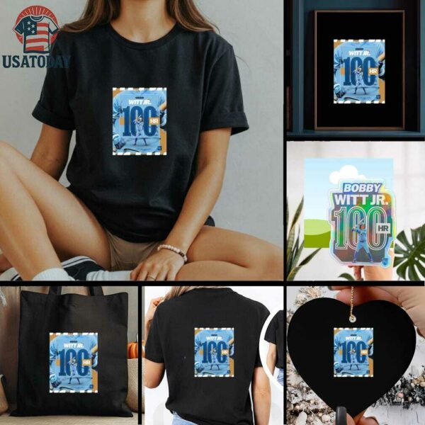 Official Kc Royals Bobby Witt Jr 100 Career Hr shirt