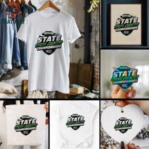 Official Ndhsaa State Cross Country Championships State Meet Logo 2025 T Shirt