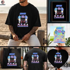 Official New York Giants Simms Manning Football Leggend 2025 Shirt