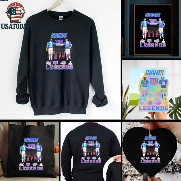 Official New York Giants Simms Manning Football Leggend 2025 Shirt