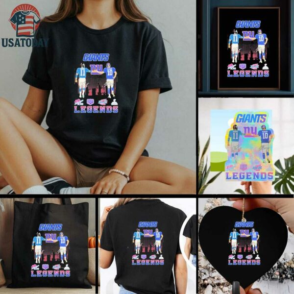 Official New York Giants Simms Manning Football Leggend 2025 Shirt