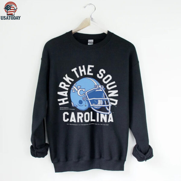 Official North Carolina Football Hark The Sound helmet shirt