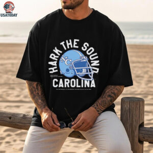 Official North Carolina Football Hark The Sound helmet shirt