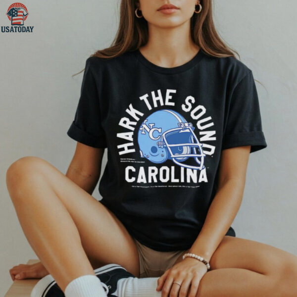 Official North Carolina Football Hark The Sound helmet shirt