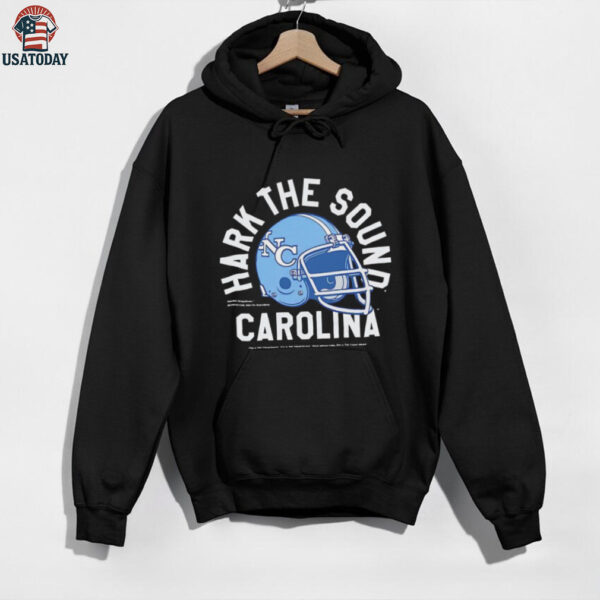 Official North Carolina Football Hark The Sound helmet shirt
