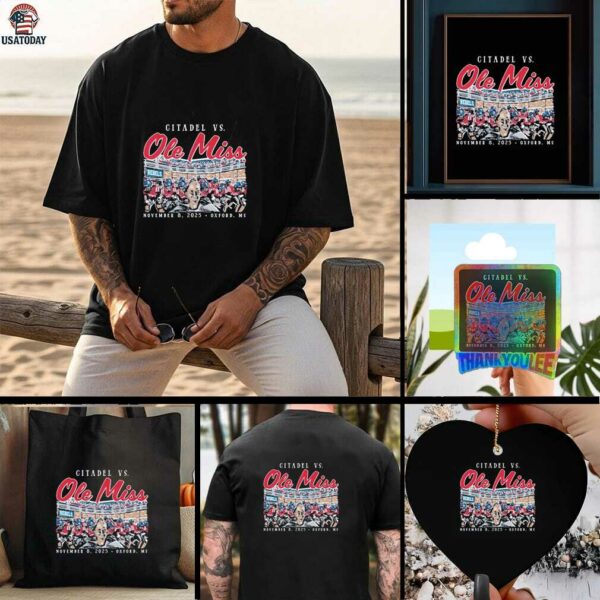 Official Ole Miss Rebels vs. Citadel Bulldogs Game Day 2025 Shirt