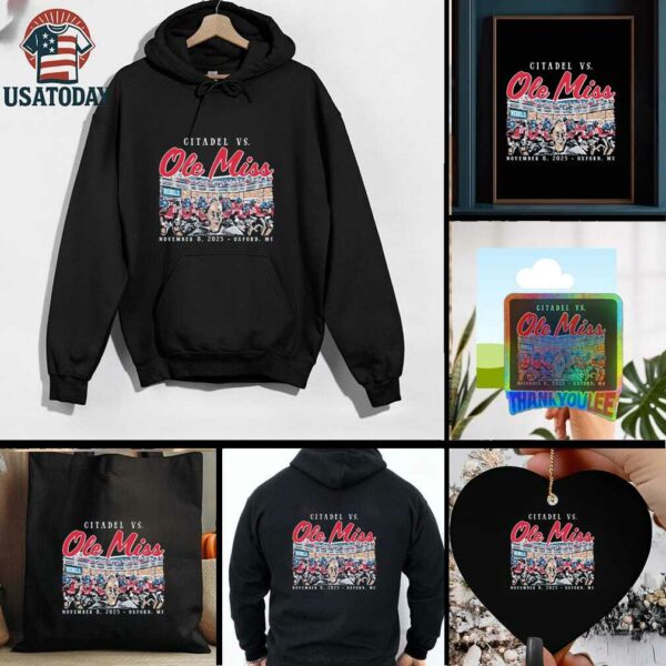 Official Ole Miss Rebels vs. Citadel Bulldogs Game Day 2025 Shirt