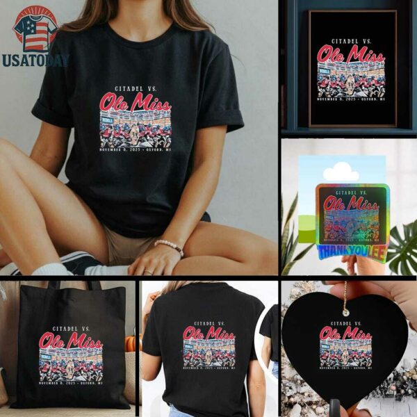 Official Ole Miss Rebels vs. Citadel Bulldogs Game Day 2025 Shirt