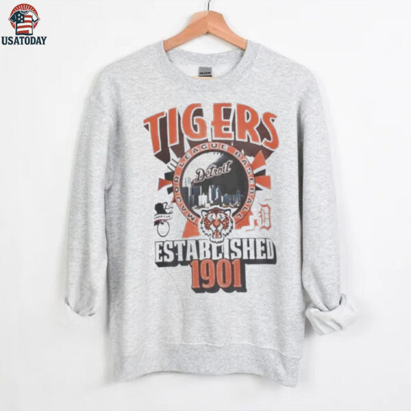 Official Pro Standard Detroit Tigers Deco Sj Logo Shirt