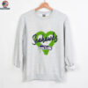 Official Seattle Seahawks Spray Heart Boxy T Shirt