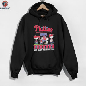 Official Snoopy And The Peanuts Philadelphia Phillies Forever Not Just When We Win T shirts