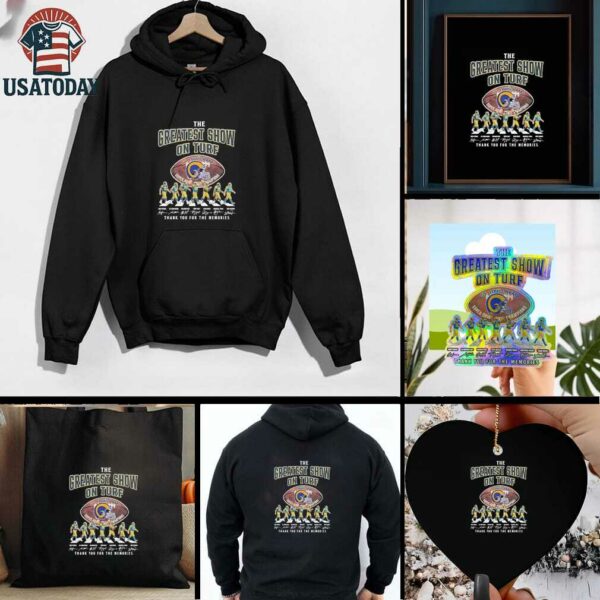 Official St Louis Rams The Greatest Show On Turf Abbey Road Shirt