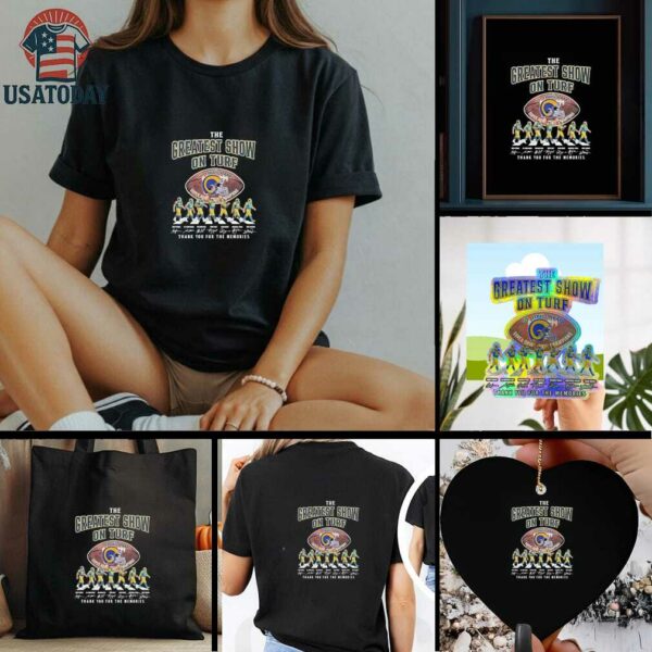 Official St Louis Rams The Greatest Show On Turf Abbey Road Shirt