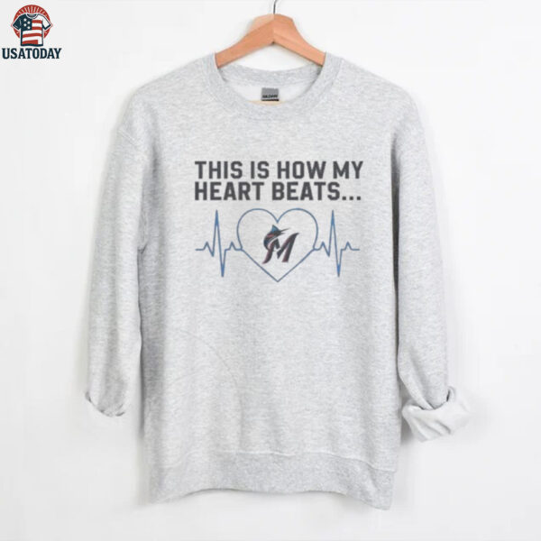 Official This Is How My Heart Beats Miami Marlins Shirt