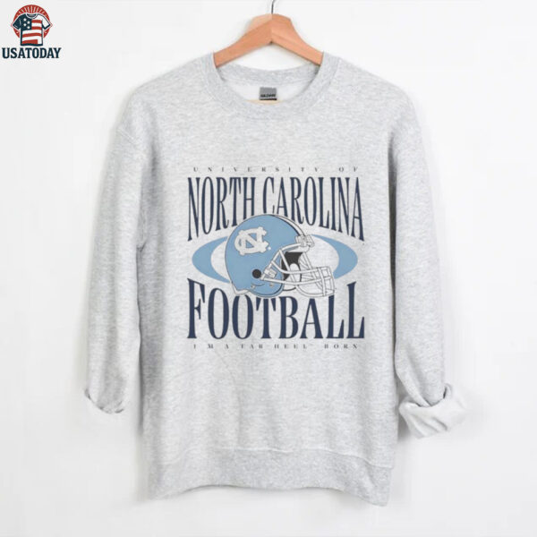 Official University of Carolina Football I’m a Tar Heel Born helmet shirt