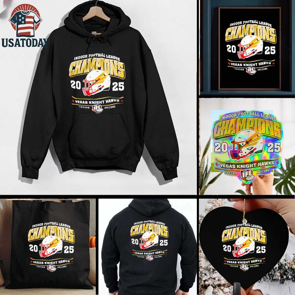 Official Vegas Knight Hawks 2025 IFL Champions Shirt Official Vegas Knight Hawks 2025 IFL Champions Shirt