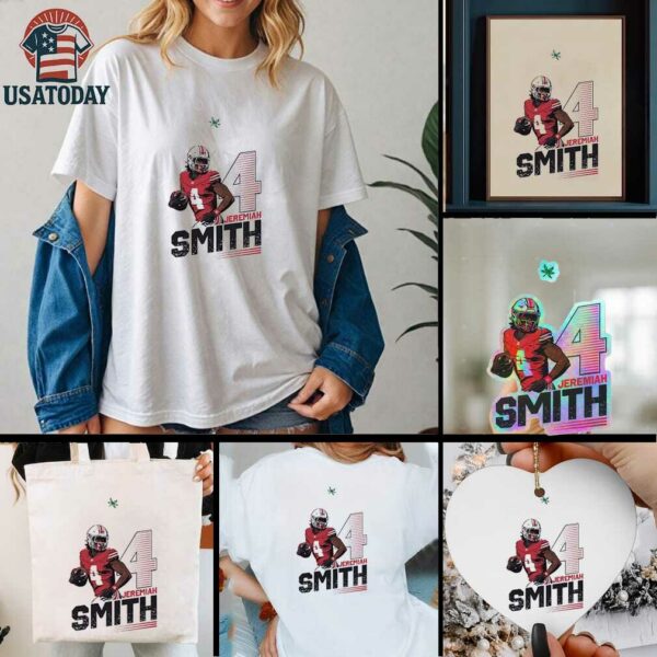 Ohio State Buckeyes Jeremiah Smith big number shirt