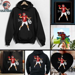 Oklahoma Football Baker Mayfield Superstar Pose signature style shirt