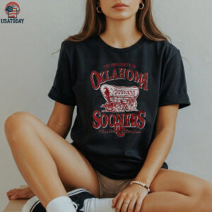 Oklahoma Sooners Old School Pill Enzyme Washed T Shirt