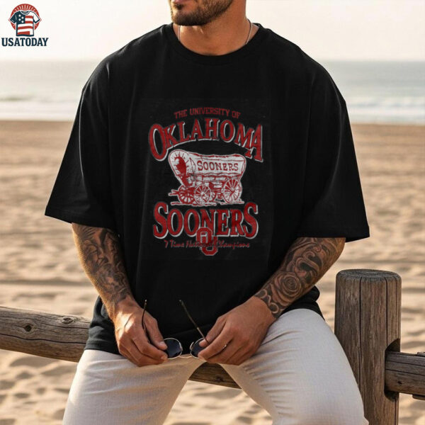 Oklahoma Sooners Old School Pill Enzyme Washed T Shirt