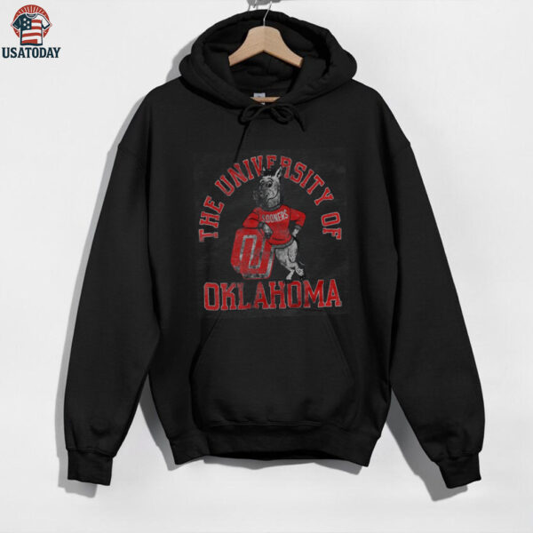Oklahoma Sooners Vintage University of Oklahoma Mascot T Shirt