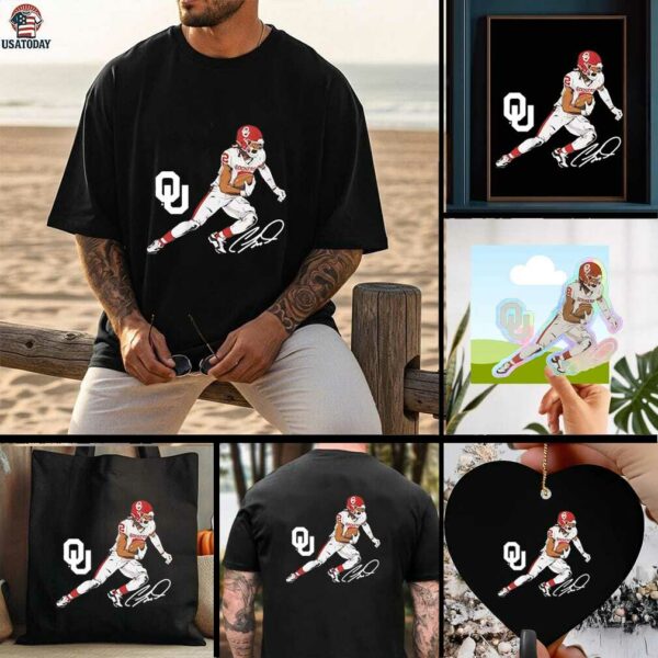 Oklahoma football CeeDee Lamb superstar pose signature shirt