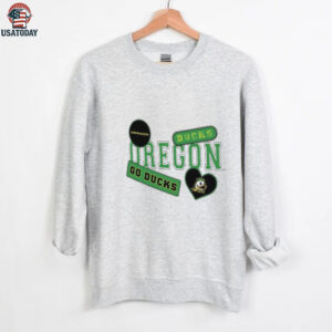 Oregon Ducks Go Ducks heart shirt