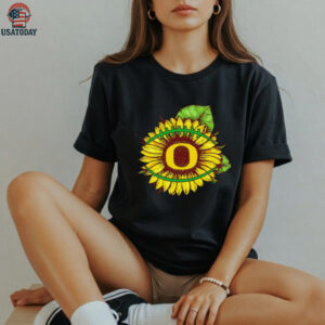 Oregon Ducks sunflower football shirt