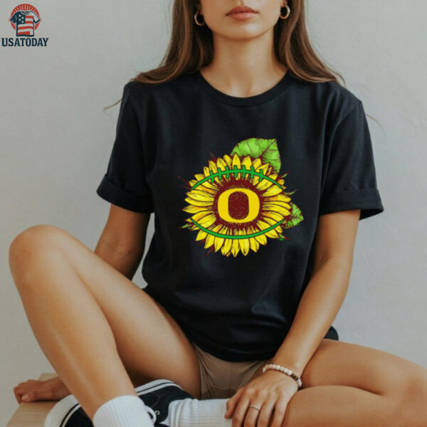 Oregon Ducks sunflower football shirt