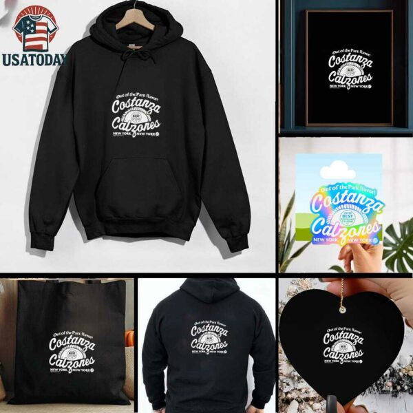 Out of the Park flavor Costanza’s Calzones shirt