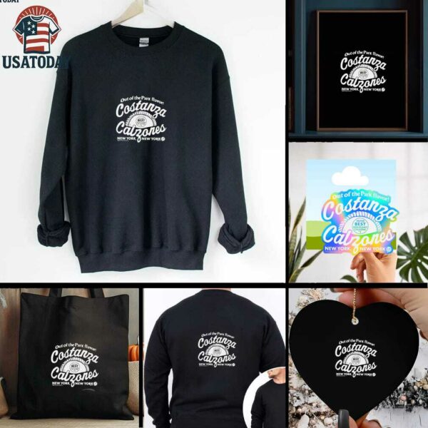 Out of the Park flavor Costanza’s Calzones shirt