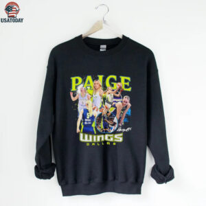 Paige Bueckers Dallas Wings WNBA All Star collage signature shirt