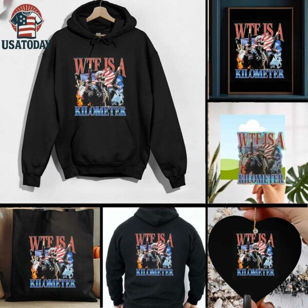 Patriot skeleton wtf is a kilometer shirt