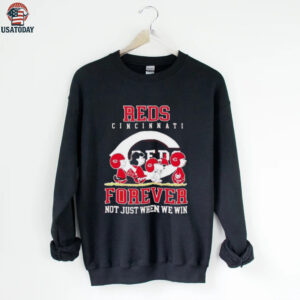 Peanuts Characters x Cincinnati Reds forever not just when we win shirt