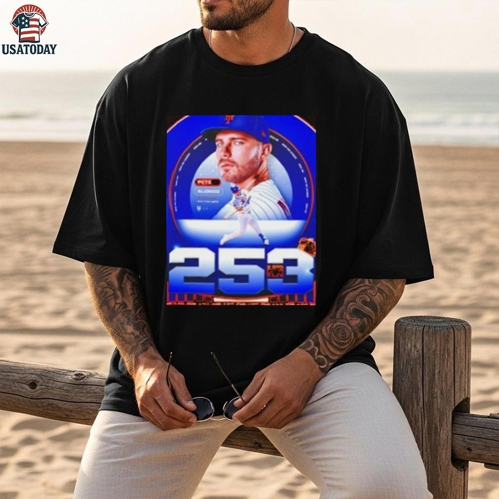 Pete Alonso Home Run King of Queens with 253hr career blast shirt Pete Alonso Home Run King of Queens with 253hr career blast shirt