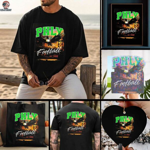 Philadelphia Eagle PHLY Football graphic shirt