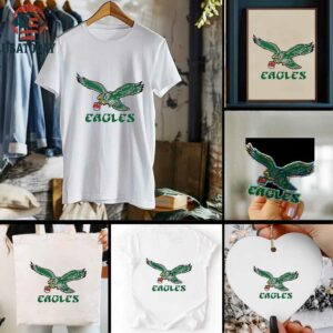 Philadelphia Eagles Football x Pokemon Anime 2 sided t shirt