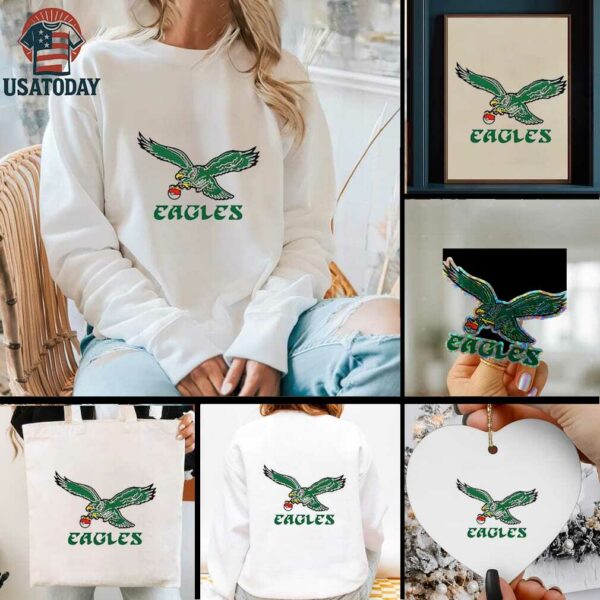 Philadelphia Eagles Football x Pokemon Anime 2 sided t shirt