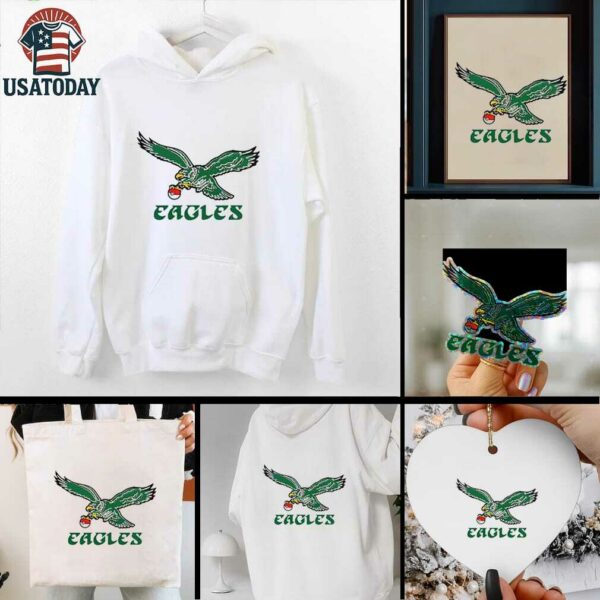 Philadelphia Eagles Football x Pokemon Anime 2 sided t shirt